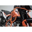 Protecciones superiores de motor Naranja. KTM 790 Adv/R (19-21), 890 Adv/R (20-22).