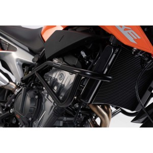 Protecciones laterales de motor Negro. KTM 790 Duke (18-) / 890 Duke R (19-).