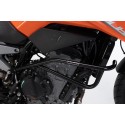 Protecciones laterales de motor Negro. KTM 790 Duke (18-) / 890 Duke R (19-).