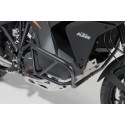 Protecciones laterales de motor Negro. KTM 1290 Super Adventure (21-).