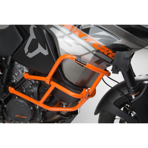 Protecciones sup. de motor para KTM original Naranja. 1290 SAdv R / S (16-), 1090 Adv (16-).