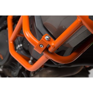 Protecciones sup. de motor para KTM original Naranja. 1290 SAdv R / S (16-), 1090 Adv (16-).