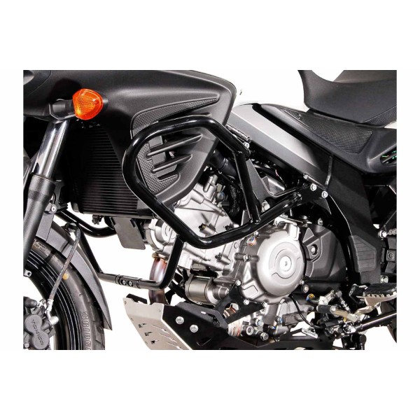 Protecciones laterales de motor Negro. Suzuki DL650 V-Strom (11-) / XT (14-).