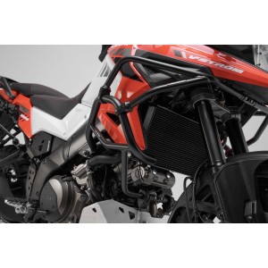 Protecciones laterales de motor Negro. Suzuki V-Strom 1050 (19-).