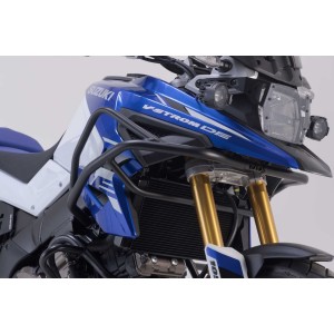 Protecciones laterales de motor Negro. Suzuki V-Strom 1050DE (21-).