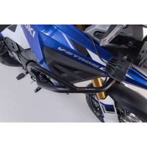 Protecciones laterales de motor Negro. Suzuki V-Strom 1050DE (21-).