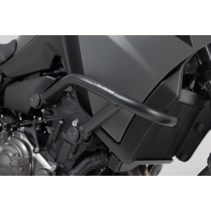 Protecciones laterales de motor Negro. Yamaha MT-07 / Tracer, Tracer 7 / GT.