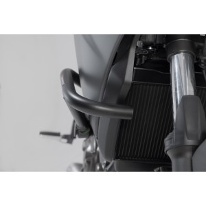 Protecciones laterales de motor Negro. Yamaha MT-07 / Tracer, Tracer 7 / GT.