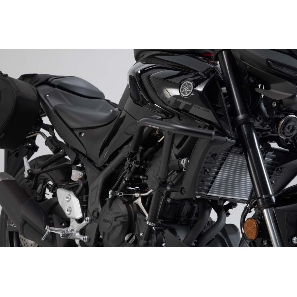 Protecciones laterales de motor Negro. Yamaha MT-03 (16-).