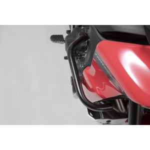 Protecciones laterales de motor Negro. Yamaha Tracer 9 / GT (20-) / GT+ (22-).