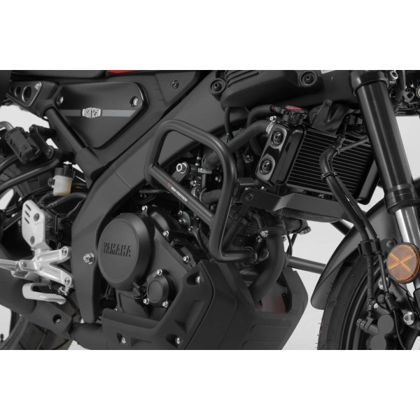 Protecciones laterales de motor Negro. Yamaha MT-125 (20-) / XSR125 (21-).