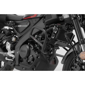Protecciones laterales de motor Negro. Yamaha MT-125 (20-) / XSR125 (21-).