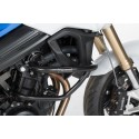 Protecciones laterales de motor Negro. BMW F 800 R (09-19) / F 800 S (04-10).