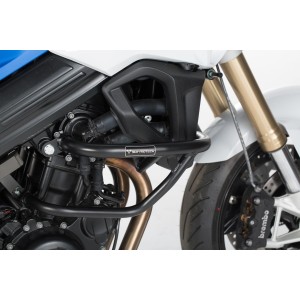 Protecciones laterales de motor Negro. BMW F 800 R (09-19) / F 800 S (04-10).