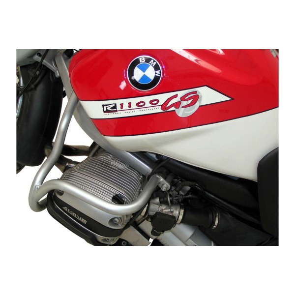 Protecciones laterales de motor Plateado. BMW R 1100 GS (94-99).