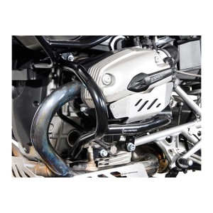 Protecciones laterales de motor Negro. BMW R 1200 GS (04-12).