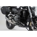 Protecciones laterales de motor Negro. BMW R1200R / R1200RS (14-18).