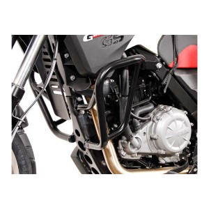 Protecciones laterales de motor Negro. BMW G 650 GS (11-15).