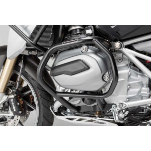 Protecciones laterales de motor Negro. BMW R 1200 GS LC (12-18) / Rallye (16-18).
