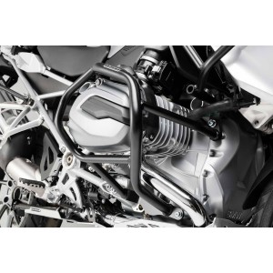 Protecciones laterales de motor Negro. BMW R 1200 GS LC (12-18) / Rallye (16-18).