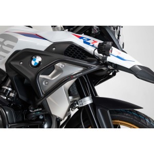 Protecciones superiores de motor Negro. BMW R 1200 GS (16-18), R 1250 GS (18-).