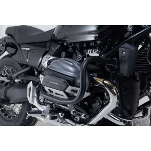 Protecciones laterales de motor Negro. BMW R12 / R12 nineT (23-).