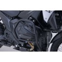 Protecciones laterales de motor Negro. BMW R 1300 GS (23-).
