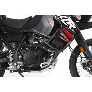 Protecciones laterales de motor Negro. Kawasaki KLR 650 (08-18).