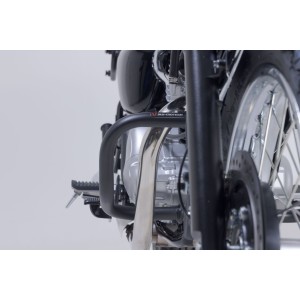 Protecciones laterales de motor Negro. Kawasaki W230 (24-).