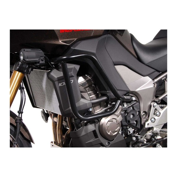Protecciones laterales de motor Negro. Kawasaki Versys 1000 (12-14).