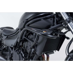 Protecciones laterales de motor Negro. Kawasaki Eliminator 500 (23-).