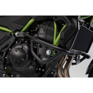 Protecciones laterales de motor Negro. Kawasaki Z650 (16-) / Z650RS (21-).