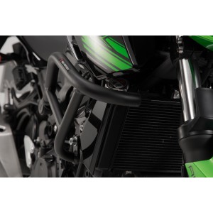 Protecciones laterales de motor Negro. Kawasaki Z400 (18-), Z500 (23-).