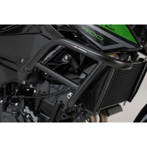 Protecciones laterales de motor Negro. Kawasaki Z400 (18-), Z500 (23-).