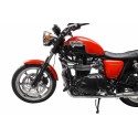 Protecciones laterales de motor Negro. Triumph Thruxton, Bonneville (04-16).