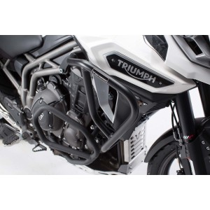Protecciones laterales de motor Negro. Triumph Tiger 1200 / Explorer (15-).