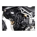 Protecciones laterales de motor Negro. Triumph Tiger 800 / 800 XC (10-14).