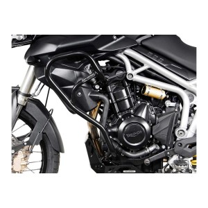 Protecciones laterales de motor Negro. Triumph Tiger 800 / 800 XC (10-14).