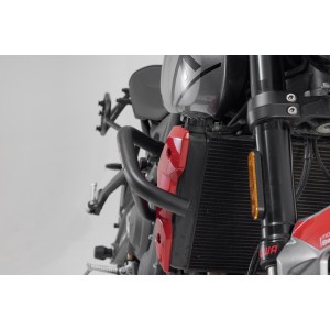 Protecciones laterales de motor Negro. Triumph Trident 660 (21-).