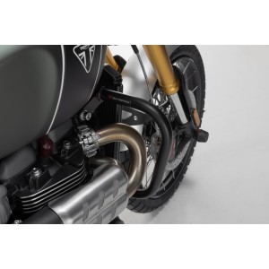Protecciones laterales de motor Negro. Triumph Scrambler 1200 (21-).