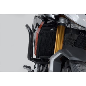 Protecciones laterales de motor Negro. Modelos Triumph Tiger 900, Tiger 850 Sp.
