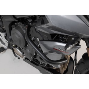 Protecciones laterales de motor Negro. Triumph Tiger 660 (21-).