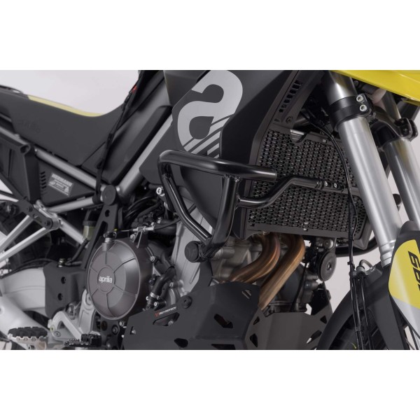 Protecciones laterales de motor Negro. Aprilia Tuareg 660 (21-).