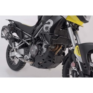 Protecciones laterales de motor Negro. Aprilia Tuareg 660 (21-).