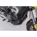 Protecciones laterales de motor Negro. Aprilia Tuareg 660 (21-).