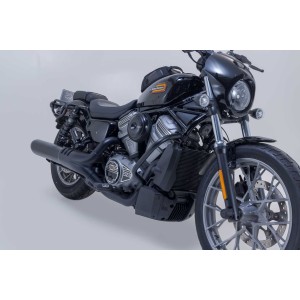 Protecciones laterales de motor Negro. Harley-Davidson Nightster / Special.