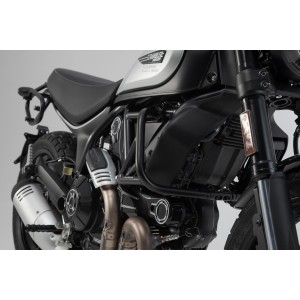 Protecciones laterales de motor Negro. Modelos Ducati Scrambler (14-).