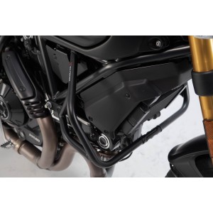 Protecciones laterales de motor Negro. Modelos Ducati Scrambler 1100 (17-).