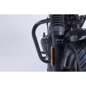 Protecciones laterales de motor Negro. Royal Enfield HNTR 350 (23-).
