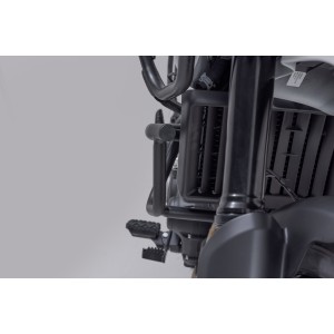 Protecciones laterales de motor Negro. Royal Enfield Himalayan 450 (23-).